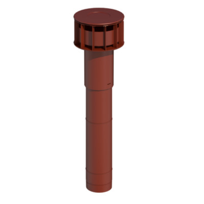 UB0189284 - MultiVent Basis Dakdoorvoer 166 1325mm natuurrood