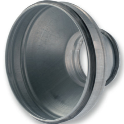 RDG-200125 - Spirobuis verloopstuk met afdichtingsrubber - Ø200 naar Ø125mm