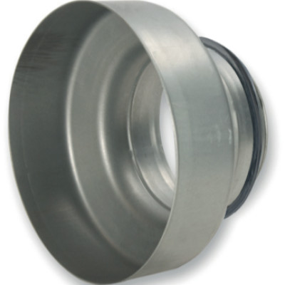 RGF-150125 - Spirobuis-hulpstuk verloop met afdichtingsrubber - Ø150 naar Ø125mm