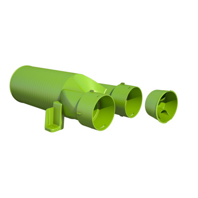 UB0188399 - Air Excellent AE34c Ventieladapter 180° 125 met 1 afdekkap