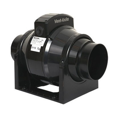 Lineair 100T / Kanaalventilator Ø100 288m³/h met timer 