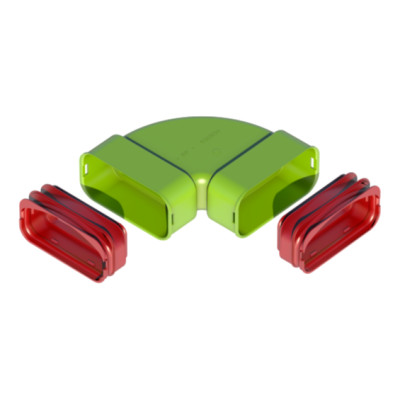 UB0188154 - Air Excellent AE55sc Bocht 90° horizontaal