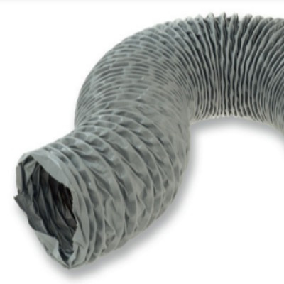 GREYFLEX-127 - Flexibel ventilatieslang van PVC niet-geïsoleerd  - Ø127 mm - lengte 10 meter