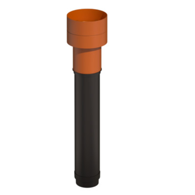 UB0169853 - Aerfoam geisoleerd leidingsysteem DDV 166 1160mm natuurrood - aansluitmeter 150/160mm