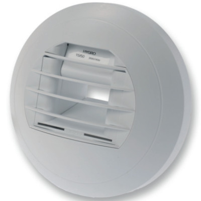 Alize Hygro 15/75 (DIA 125) - Ventilatieventiel afvoer Ø125 15/75m³/h zelfregulerend op basis van luchtvochtigheid kunststof